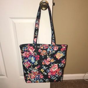 Vera Bradley Pretty Posies Iconic Tote